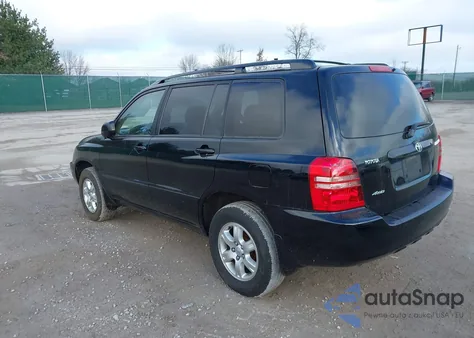 2001 Toyota Highlander из США, поврежденный, VIN JTEHD21A910009299